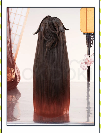 IN STOCK Fugue/Tingyun Wig Game Honkai: Star Rail Cosplay DokiDoki Wig Women Ting Yun Hair Heat Resistant Synthetic Free Wig Cap