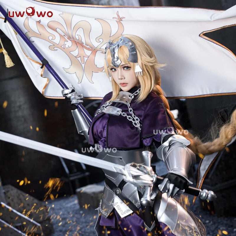 UWOWO Jeannee Cosplay Game  Jeannee d'Arc Stage 2 Battle Suit Cosplay Costume Halloween Costume