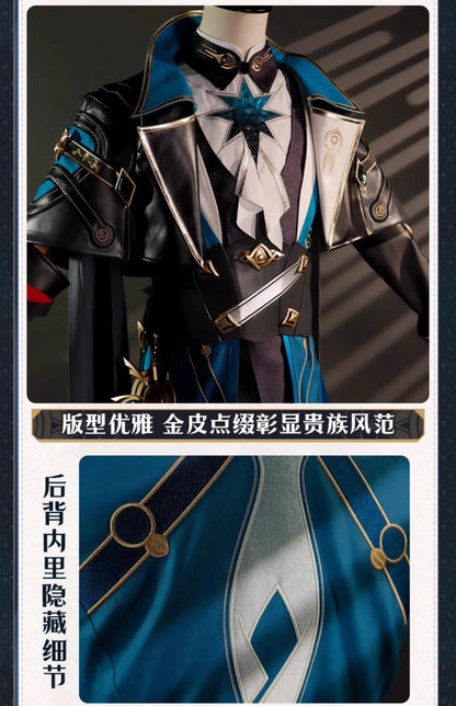 iCoser Honkai Star Rail Anaxa Cosplay Costume Wig Uniform Headwear Metal Prop Anaxagoras Amphoreus Halloween Party for Women Men