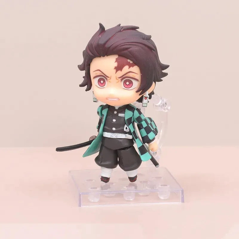 Tomioka Giyuu & Tokitou Muichirou Demon Slayer Kimetsu No Yaiba PVC Q-Version Anime Figurine Action Model Toy Collection
