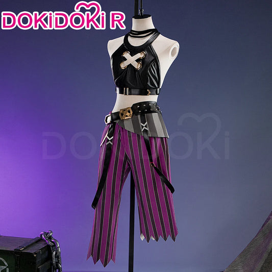 IN STOCK Jinxx Cosplay Costume Game【XS-3XL】DokiDoki-R Women Costume Jinxx Cosplay Plus Size