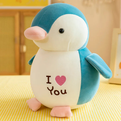 30cm Cute Soft Love Penguin Plush Toys Office Pillow Home Comfort Cushion Child Decor Christmas Gift Cotton Doll Stuffed Toys