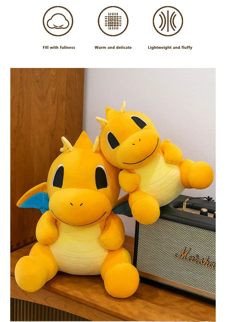 17/47cm Dragonite Pokemon Pillow Doll Lucario Plush Pokémon Plushie Anime Stuffed Toys Charizard Birthday Soft Gift for Children