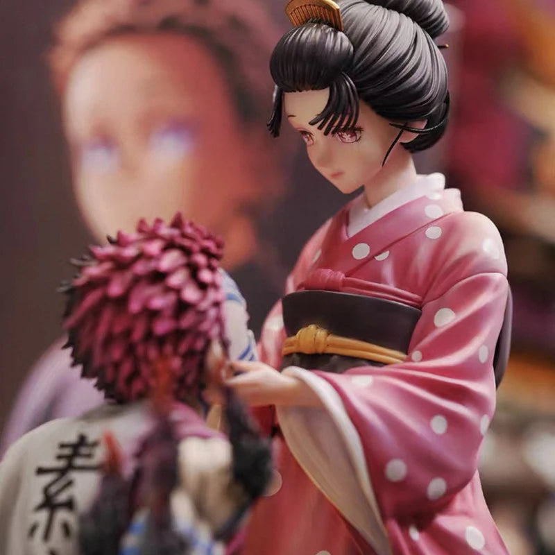 Bandai Demon Slayer Akaza & Koyuki 27cm PVC Model