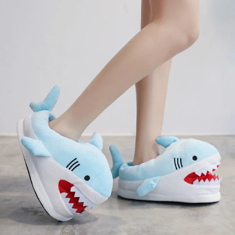 New Disney Toy Story Autumn/Winter Jaws Cartoon Couple Parent Child Cotton Shoes Thickened Warm Anti Slip Cotton Trailer