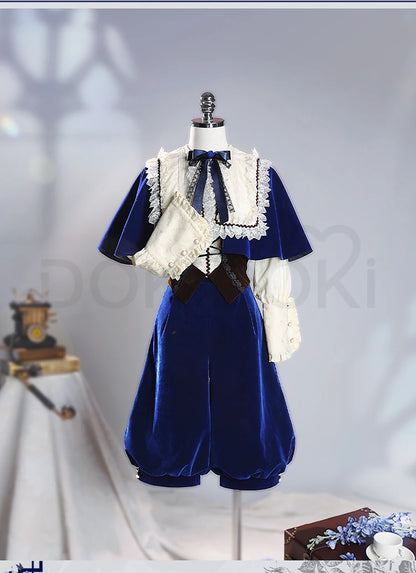 Souseiseki Cosplay Costume Anime Rozen Maiden Cosplay DokiDoki Women Cute Blue Dress Christmas Costume Souseiseki Cosplay
