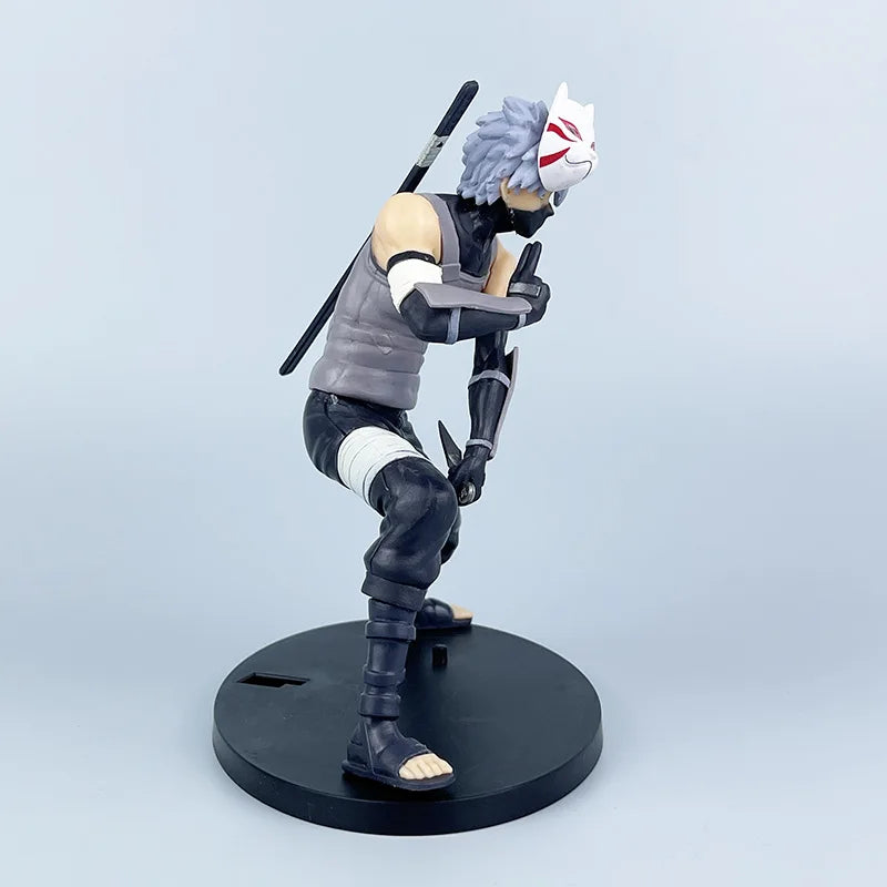 New Naruto Anime Figure 18cm Hatake Kakashi  PVC Action Figure Model Doll car Ornaments Collections Toy Gifts