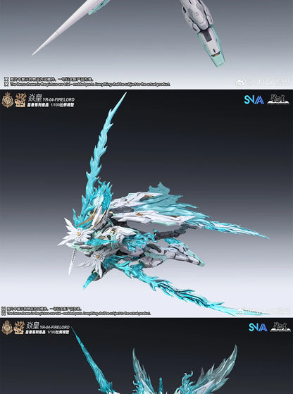 In Stock Original SNAA Firelord YR-04 MG 1/100 Fire Lord Toy Assembly Model Kit Particle Awakening Action Figures Plastic Model