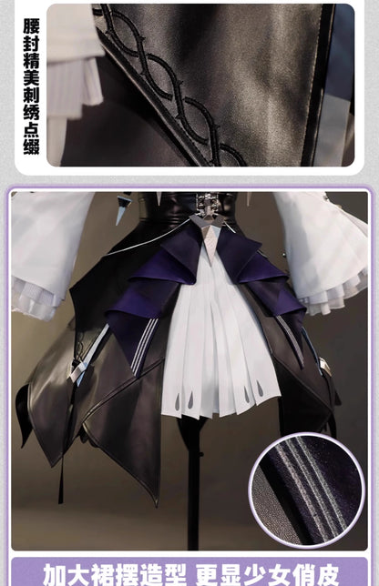 iCoser Zenless Zone Zero Vivian Cosplay Costume Dress Uniform Headwear Mockingbird Metal Props Halloween Party Women Carnival