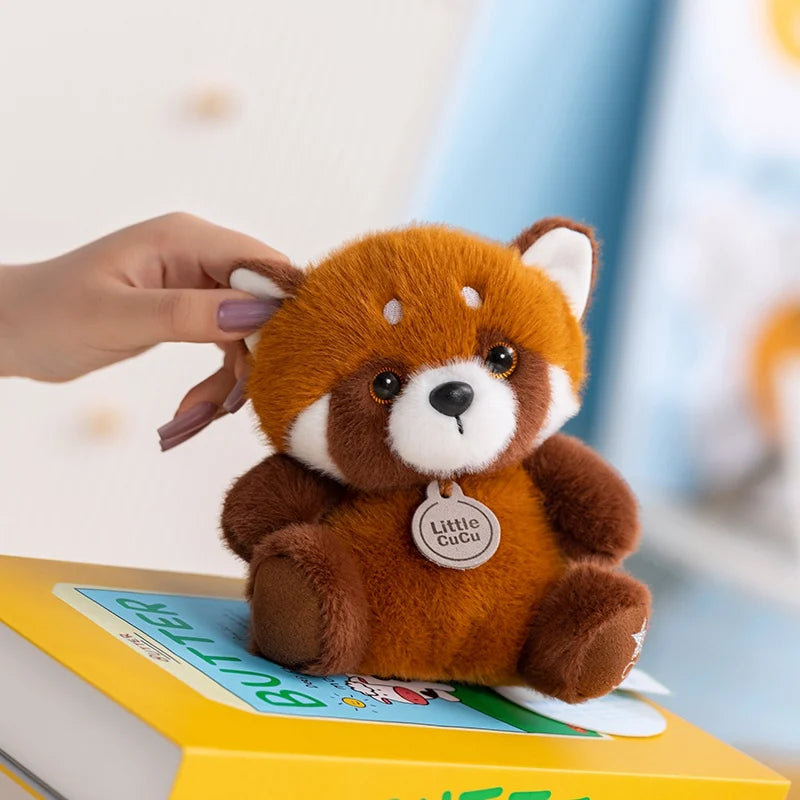 15cm 6inches Kawaii Stuffed Animals Koala Racoon Panda Axolotl Capi Plush Toys Cute Soft Pet Cat Plushies Lovely Zoo Souvenir