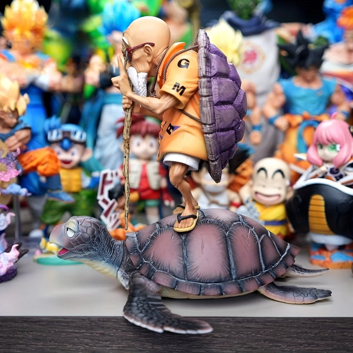 23.5cm/9.25in Anime Dragon Ball Z Kame Sennin Figure DBZ Master Roshi Action Figures PVC Statue Collection Model Toys Gifts