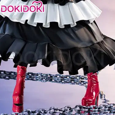 Peronaa Cosplay Costume【S-3XL】DokiDoki-SR Women Cute Dress Ghost Princess Cosplay Hat Umbrella Plus Size