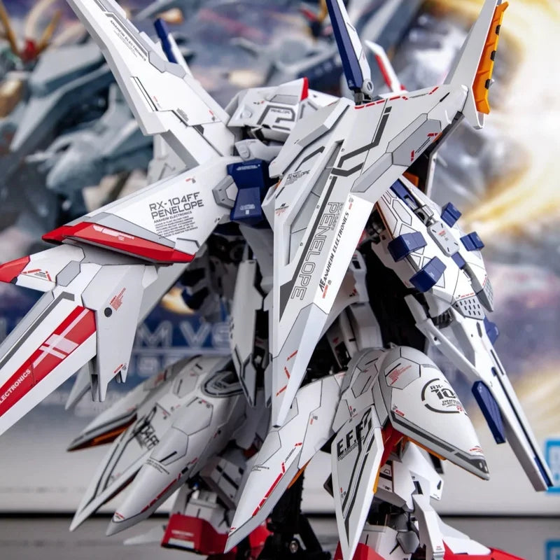 JUJIANG HG RX-105 XI RX-104FF Penelope 1/144 Scale Plastic Assembly Model Action Figure Toy for Hobbyists Collection