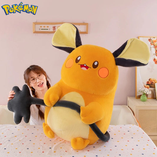 70CM Big Size Pokemon Plushies Dedenne Cartoon Anime Peluche Kawaii Ornament Comfortable Soft Doll Children Toy Cushion Gift