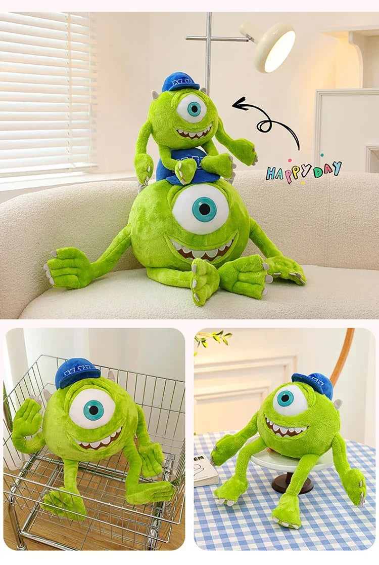 80cm Big Size Disney Mike Wazowsky Monsters University Monsters, Inc. Plushies Pillow Doll Stuffed Animal Cartoon Anime Toy Gift