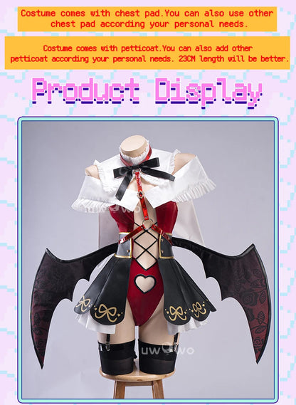 IN STOCK UWOWO Ame Cosplay Game Needyy Streamerr Overloadd Ame-Chan Magical Girl Fanart Cosplay Costume Halloween Costume