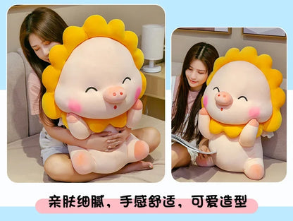 40-70cm Cute Pig Plush Toys Soft Stuffed Animal Pillow Kawaii Plushies Home Decoration Children Birthday Gift Doll for Kid Girl