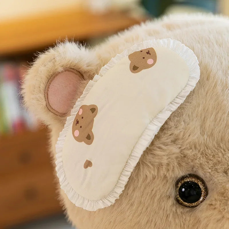 New Cute Good Night Bear Plush Toys Children's Soothing Dolls Indoor Ornaments Children's Sleeping Toy Children Birthday Gifts