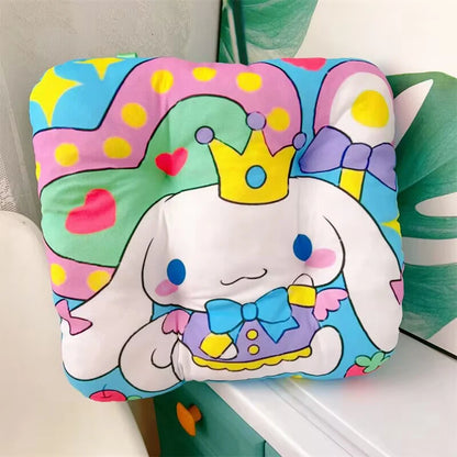 Sanrio Kuromi Plush Cushion Cute Anime Pochacco Cinnamoroll Hello Kitty My Melody Chair Non-slip Seat Cushion Xmas Gift For Girl
