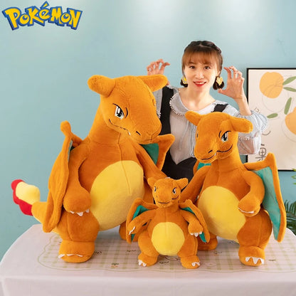 35/45/60CM Big Size Pokemon Charizard Plush Cartoon Anime Plushies Soft Doll Pillow Kawaii Stuffed Plushie Ornament Gift for Kid