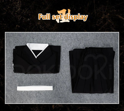 IN STOCK Kuchikii Rukiaa Cosplay Costume Anime【XS-3XL】DokiDoki-R Men Uniform Kuchikii Rukiaa Costume Plus Size