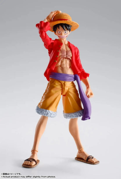 Bandai In Stock Original Shfiguarts Anime One Piece The Raid On Onigashima Monkey D Luffy Figure Model Boxed Toys Gift Genuine