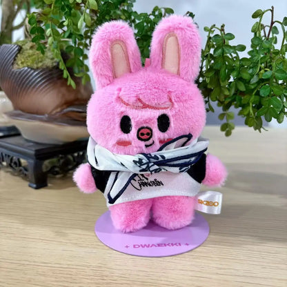 Skzoo Cartoon Stuffed Animals Plush Doll Korean Wolfchan Leebit Dwaekki Hanquokka Jiniret Bbokari Stray Kids Fans Gift Toy