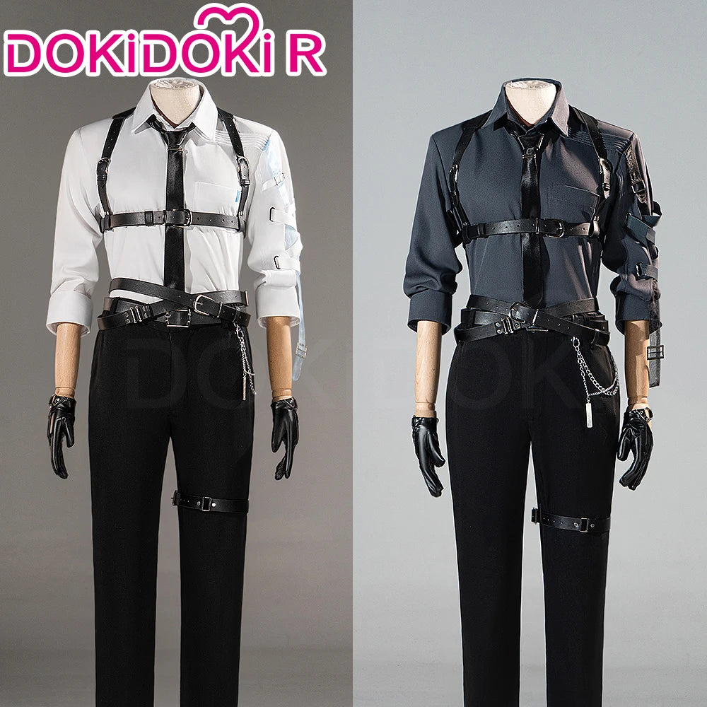 IN STOCK Sylus Rafayel Xavier Zayne Cosplay Costume Game Love and Deepspace【XS-2XL】DokiDoki-R White Grey Halloween Plus Size