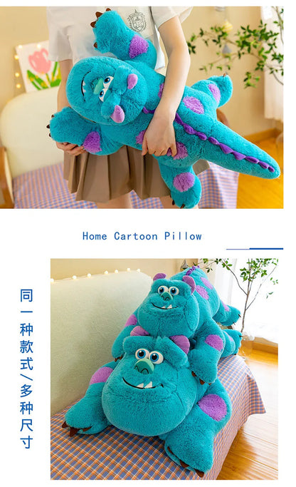 135cm Disney Large James P. Sullivan Stuffed Toys Monsters University Inc. Plush Dolls Kawaii Pillow Hugs With Anime Ornamental
