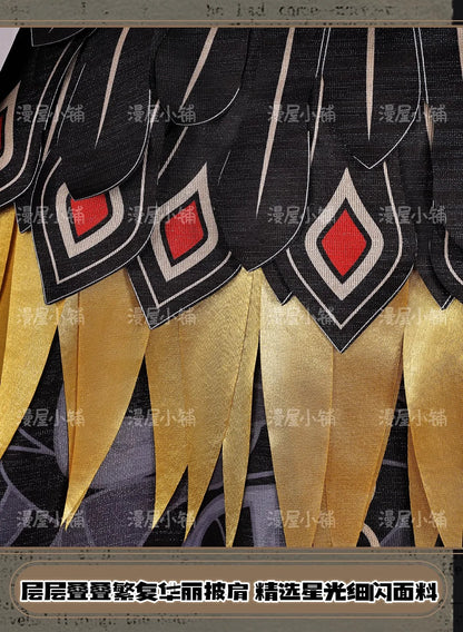 Identity V Prospector Cosplay Costume Norton Campbell Uniform Hat Glasses Bird of Prey Rings Halloween Party for Women Men Props