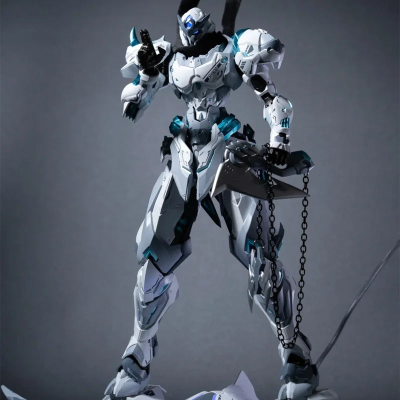 White Ghost CD-07W Series Alloly Die Cast Frame Action Figure Exquisite Desktop Decore Die-Cast Assembly Model Toy Surprise Gift