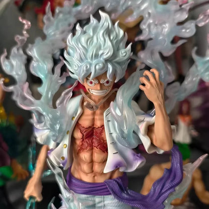 JT Nika Monkey D. Luffy Action Figure ONE PIECE Anime Figures Luffy Fifth Gear Figures PVC Statue Collection Model Gifts