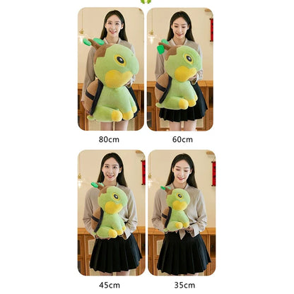 35/80cm Large Turtwig  Pokemon Plush Toys Anime Doll Cute Pillow Cartoon Giant Pokémon Plushie Stuffed Gift for Kids Christmas