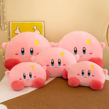 90cm Big Size Star Kirby Kawaii Cartoon Anime Plush Stuffed Doll Room Decorated with Cute Plushies Pillow Children Holiday Gift