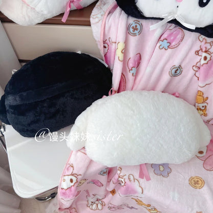 Sanrio Lolita My Melody Headrest Back Cushion Car Seat Belt Cover Stuffed Anime Kuromi Cuddly Pillow Plushies Xmas Gifts Girl