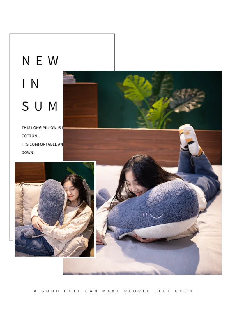 1pc 25CM Cartoon Super Soft Plush Toys Sea Animal Big Blue Whale Soft Toy Stuffed Animal Fish Lovely Children's birthday gifts