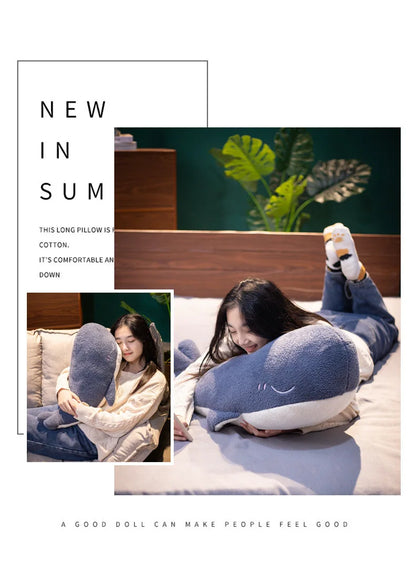 1pc 25CM Cartoon Super Soft Plush Toys Sea Animal Big Blue Whale Soft Toy Stuffed Animal Fish Lovely Children's birthday gifts