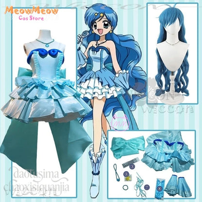 Mermaid Melody Hanon Hosho Adult Costume Polyester Set