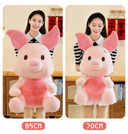 55/70/85cm Big Size Disney Piglet Kawaii Anime Plush Stuffed Doll Cartoon Room Decoration Plush Pillow Children's Holiday Gifts