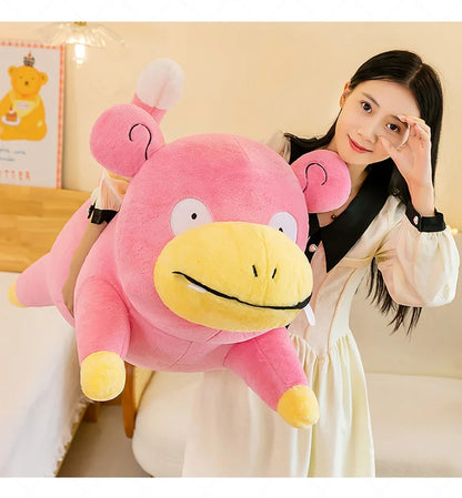 45/60/80CM Big Size Pokemon Slowpoke Plushies Cartoon Anime Plush Soft Doll Pillow Kawaii Stuffed Plushie Give Gift To Children