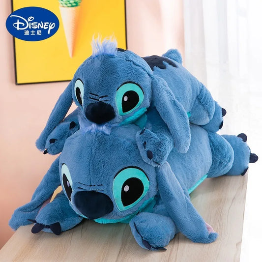 60/80/100cm Super Big Size Lilo & Stitch Disney Anime Plush Stuffed Doll Kawaii Room Decor Plush Children's Pillow Holiday Gifts
