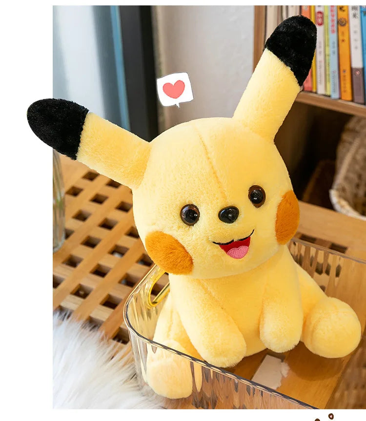 35-70CM Big Size Sitting Pikachu Plush Pokemon Cartoon Anime Peluche Kawaii Ornament Stuffed Animal Children's Toys Gifts