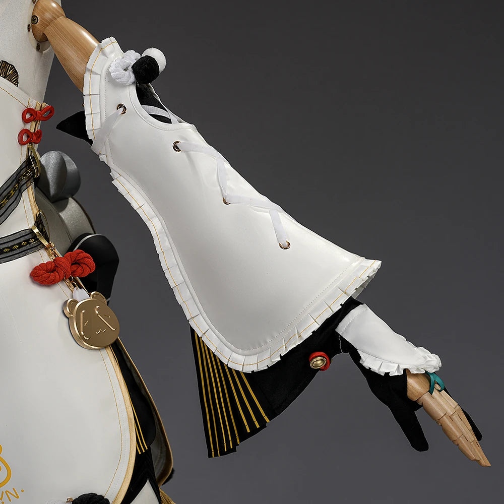 Zenless Zone Zero Dialyn Cosplay Costume Wig Uniform Earrings Headwear Krampus Compliance Authority Halloween Party for Women