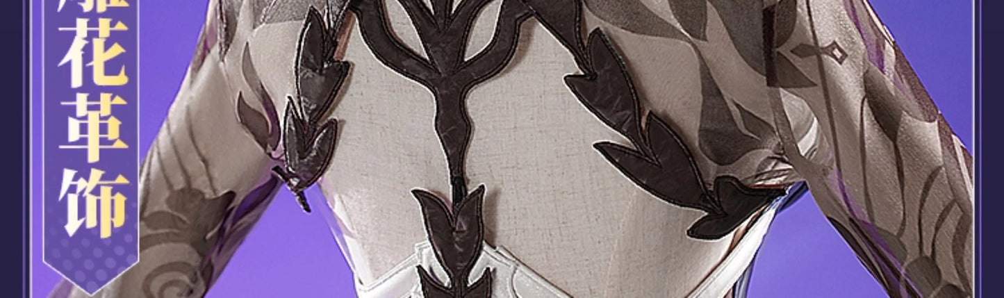 Honkai Star Rail Hysilens Cosplay Costume Wig Dress Headwear Uniform Outfit Halloween Party for Women Girls Carnival Prop iCoser