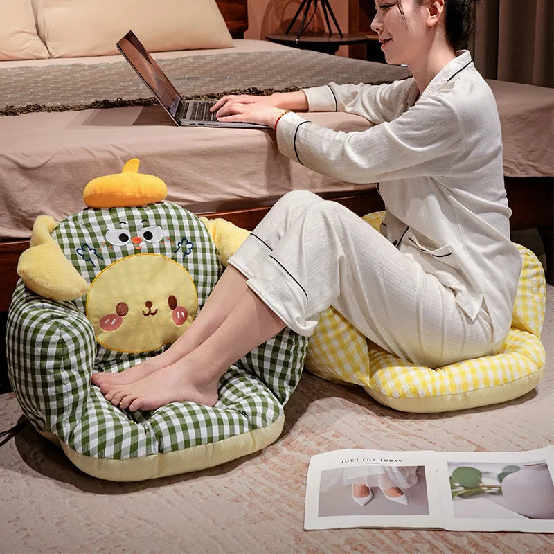 Comfortable Seat Cushion Kuromi My Melody Sitting Cushion For Chair Bay Window Japanese Style Cartoon Back Cushion Soft Comfort