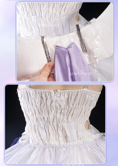 LAST BATCH UWOWO Unicorn Cosplay Game Azurr Lanee Unicorn (Retrofit) Cosplay Costume Dress Halloween Costume