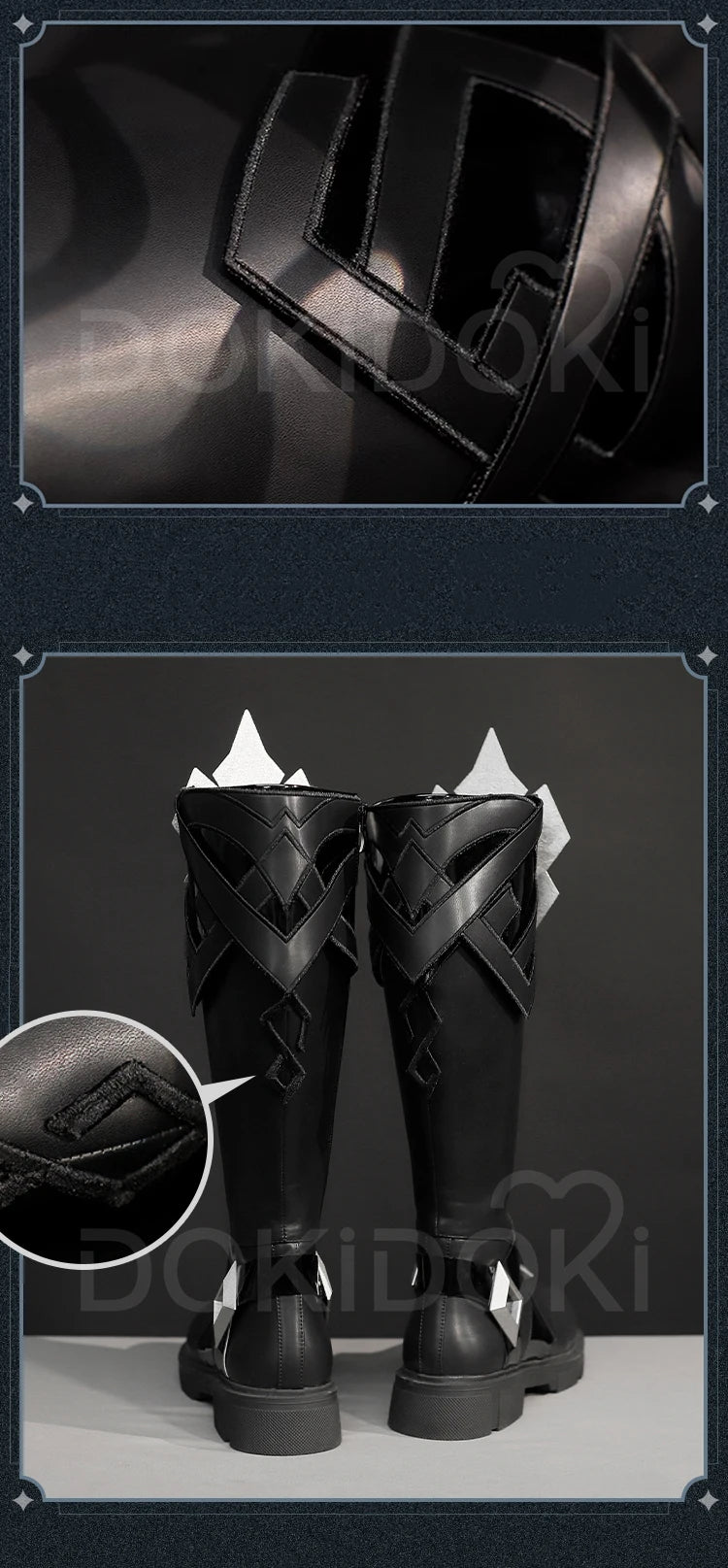 Captain Capitano Citlali Ororon Shoes Game Genshin Impact DokiDoki Men Women Capitano Cosplay Long Boots