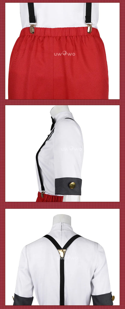 UWOWO Collab Series: Charlie Morningstar Charlotte H Hotel Cosplay Costume Red Uniform