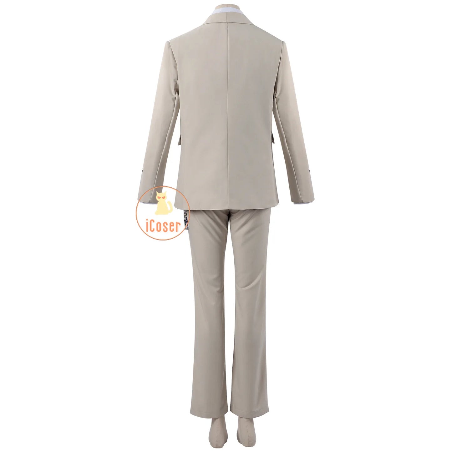 Love and Deepspace Xavier Cosplay Costume Wig Birthday Outfit Uniform Suit Brooch Halloween Party for Women Men Carnival Props