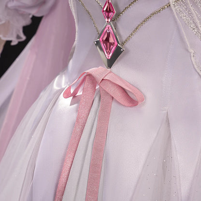 Genshin Impact Columbina Cosplay Costume Wig Dress FES 2026 Skin The Damselette Eleven Fatui Harbingers Halloween for Women Girl